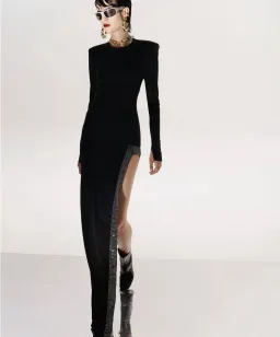 Aggi Simone Night Fall Dress Black Size 8 for rent on The Volte - image 3