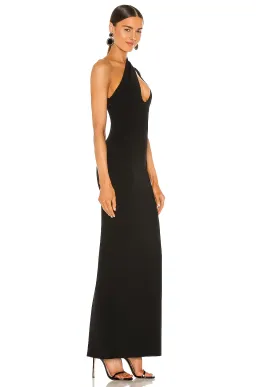 Solace London Krista Maxi Dress Black Size 8  for rent on The Volte - image 1