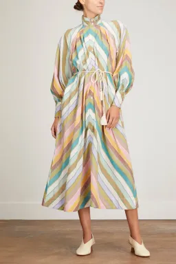 Alemais Lillian Midi Dress Print Size 14 for rent on The Volte - image 1