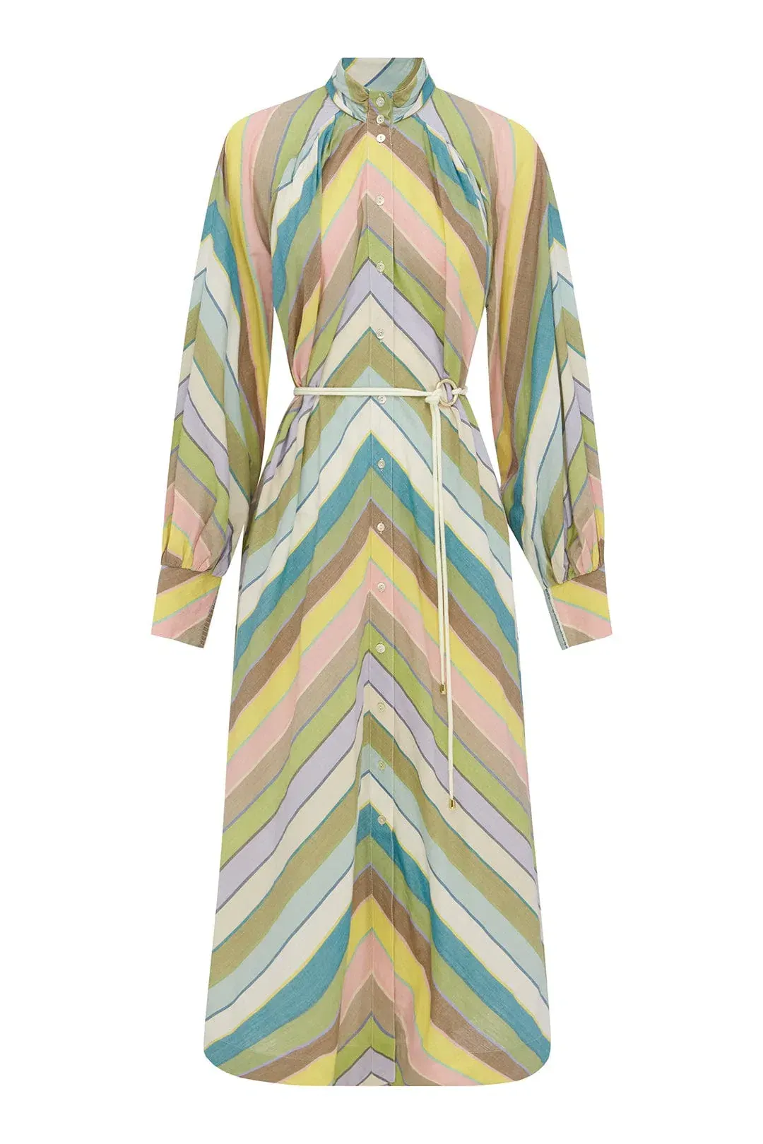 Alemais Lillian Midi Dress Print Size 14 for rent on The Volte - main image
