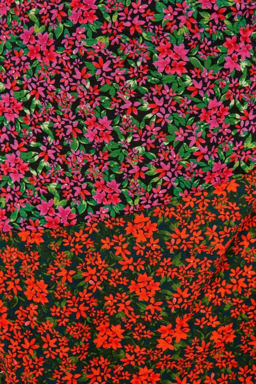 Finders Keepers Yasmin Long Sleeve Mini Dress Black Blossom Print Size 4 for rent on The Volte - main image