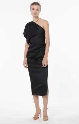 Manning Cartell Miami Heat Asymmetric Dress Black Size 10 for rent on The Volte - image 1