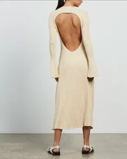 Anna Quan Isla Dress Nude Size 6 for rent on The Volte - image 2