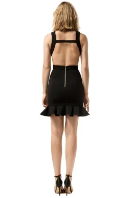 Yeojin Bae Tilly Crepe Dress Black Size 6 for rent on The Volte - image 2