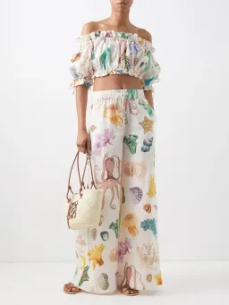 Alemais Adella Top and Trouser Set Print Size 6 for rent on The Volte - image 1