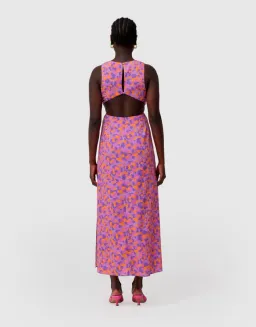 The Wolf Gang Audrey Cut Out Maxi Dress Tropics Size 10  for rent on The Volte - image 3