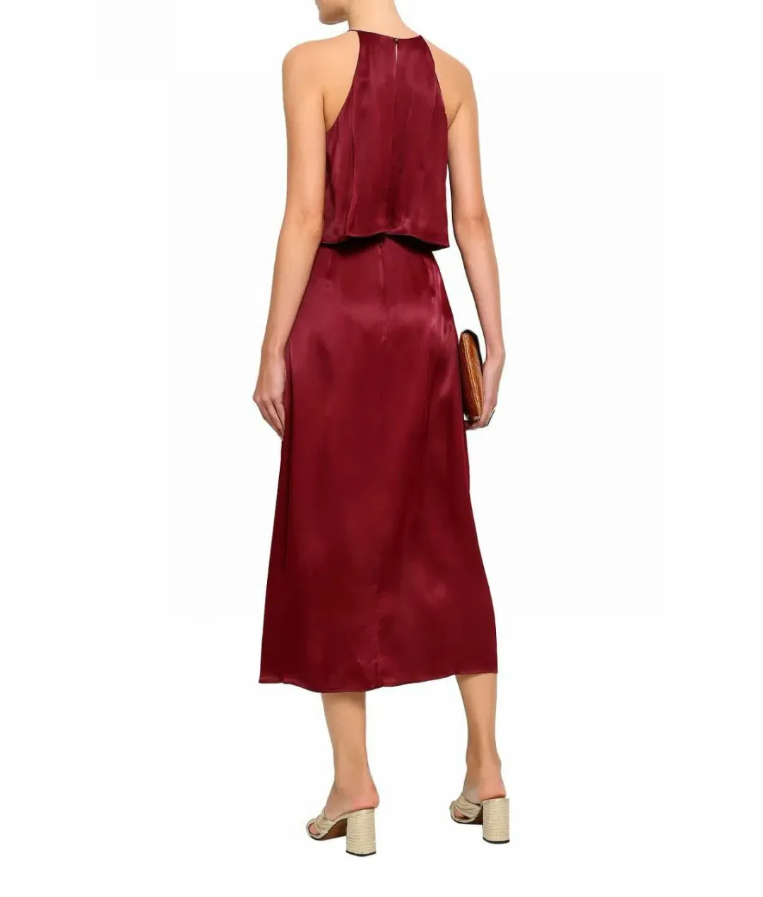 Zimmermann Swing Picnic Dress Burgundy Size 2/ Au 12 for rent on The Volte - main image