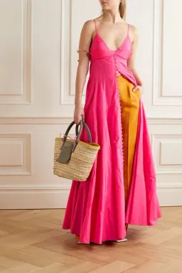 Jaquemus La Robe Manosque Maxi Dress Pink Size 10  for rent on The Volte - image 3