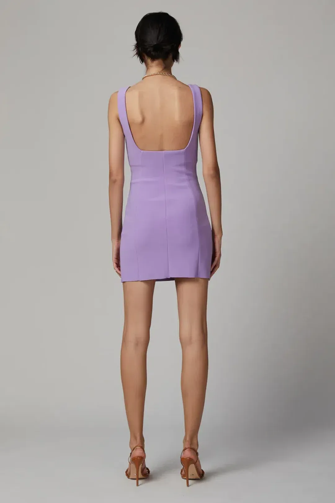 Bec & Bridge Candy Mini Dress Lilac Size 12 for rent on The Volte - main image