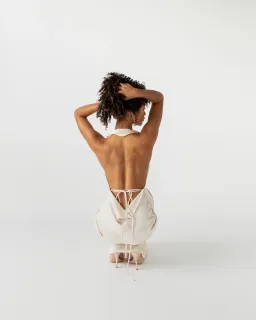 Arcina Ori Daniella Dress in Ivory Size S / AU 8 for rent on The Volte - image 4