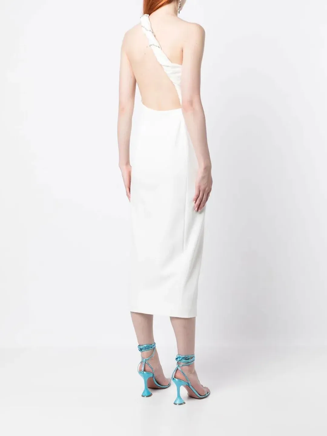 Rachel Gilbert Claudio Midi Dress Ivory Size AU 8 for rent on The Volte - main image