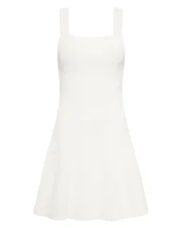 AJE Casa Mini Knit Dress Ivory Size 6  for rent on The Volte - image 2