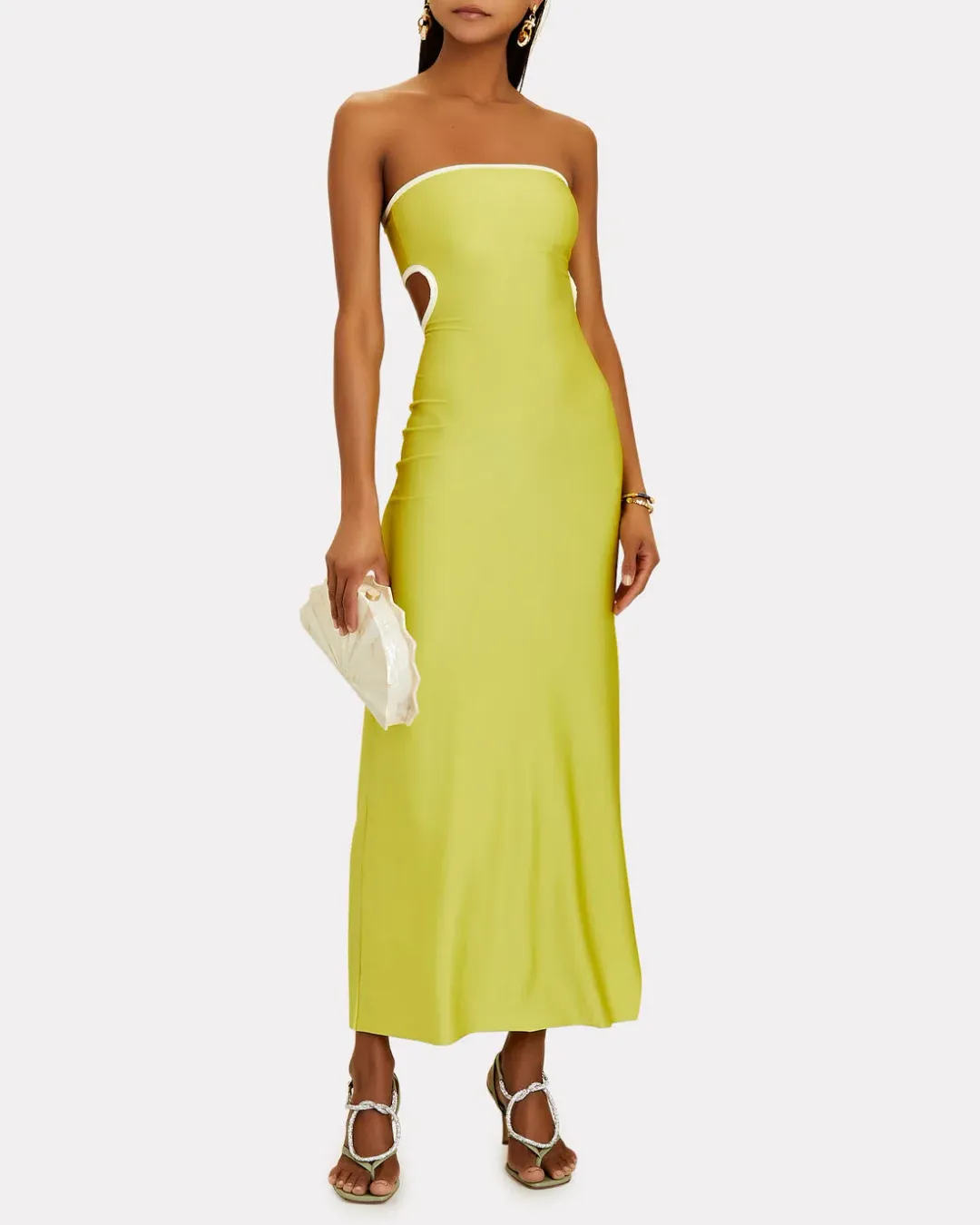 Baobab Mambo Dress Green Size XS for rent on The Volte - main image