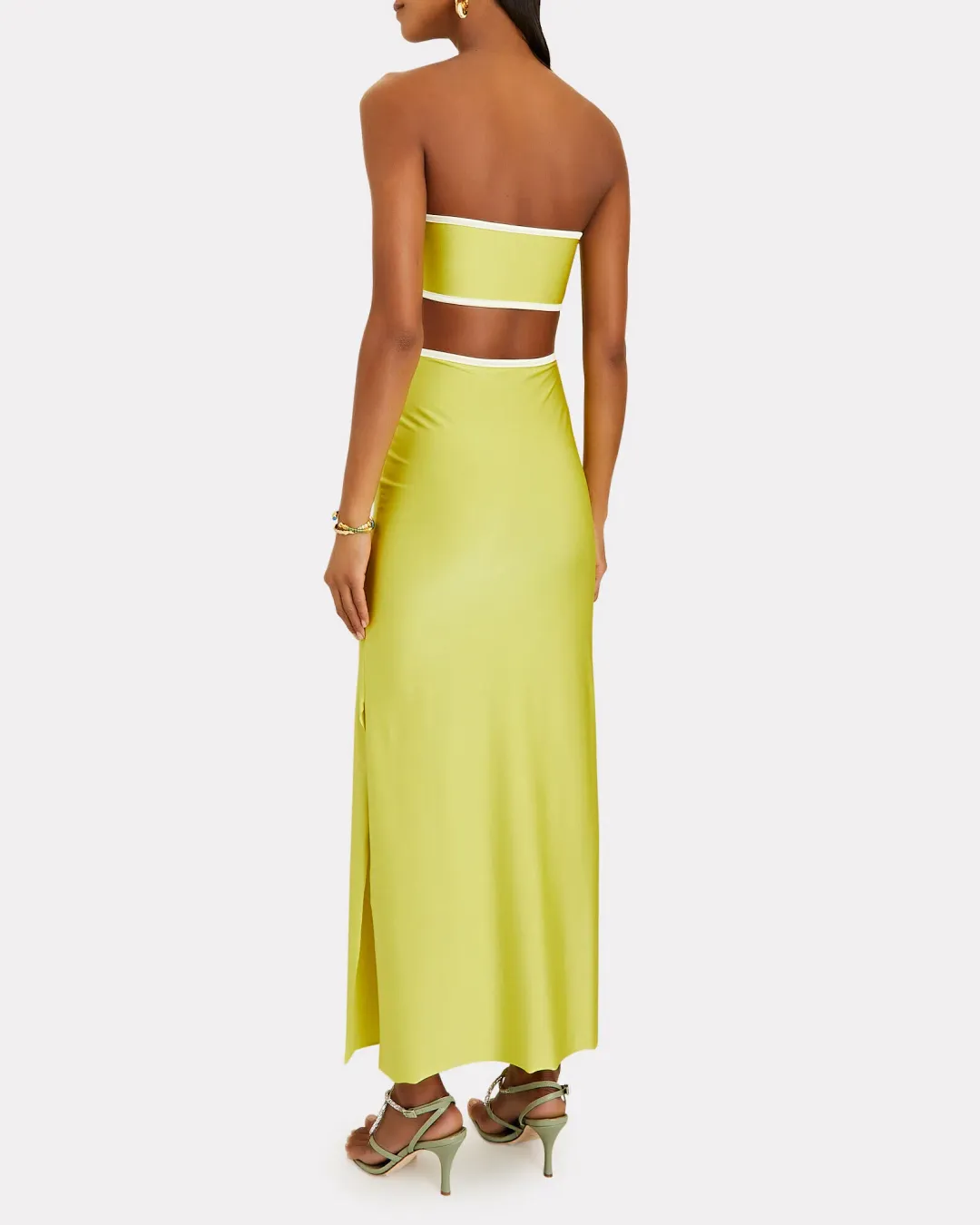 Baobab Mambo Dress Green Size XS for rent on The Volte - main image