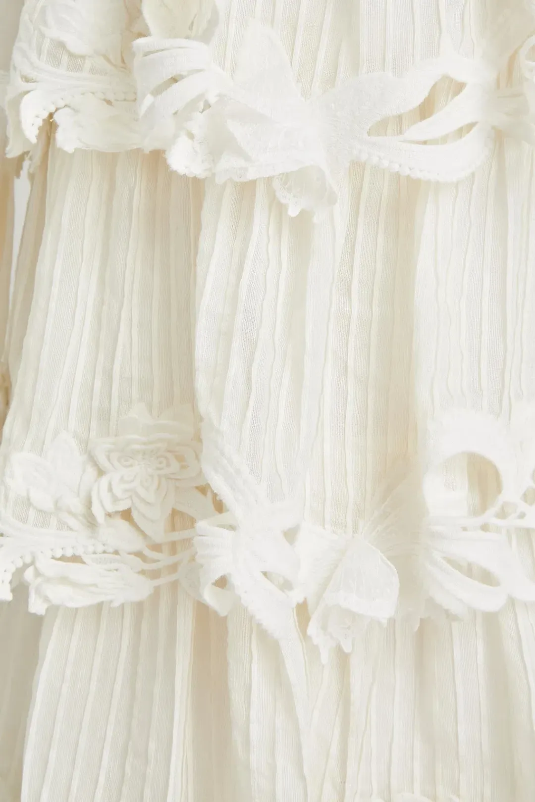 Zimmermann Luminous Embroidered Gown Natural Size 2 for rent on The Volte - main image