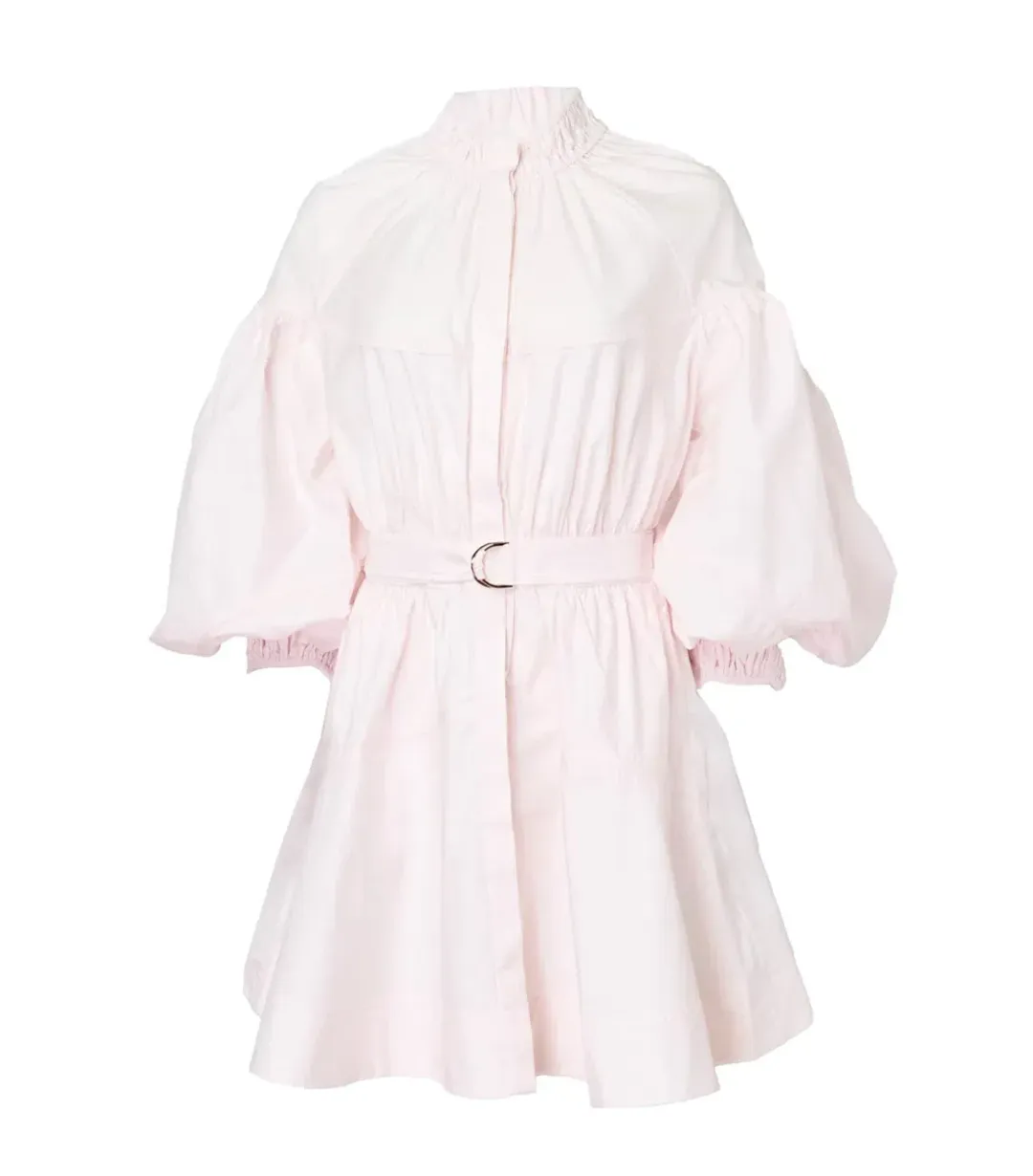 Acler Marquis Dress In Shell Pink Size 8  for rent on The Volte - main image