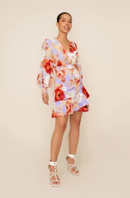 Sheike Monaco Floral Dress Print Size 6 for rent on The Volte - image 1