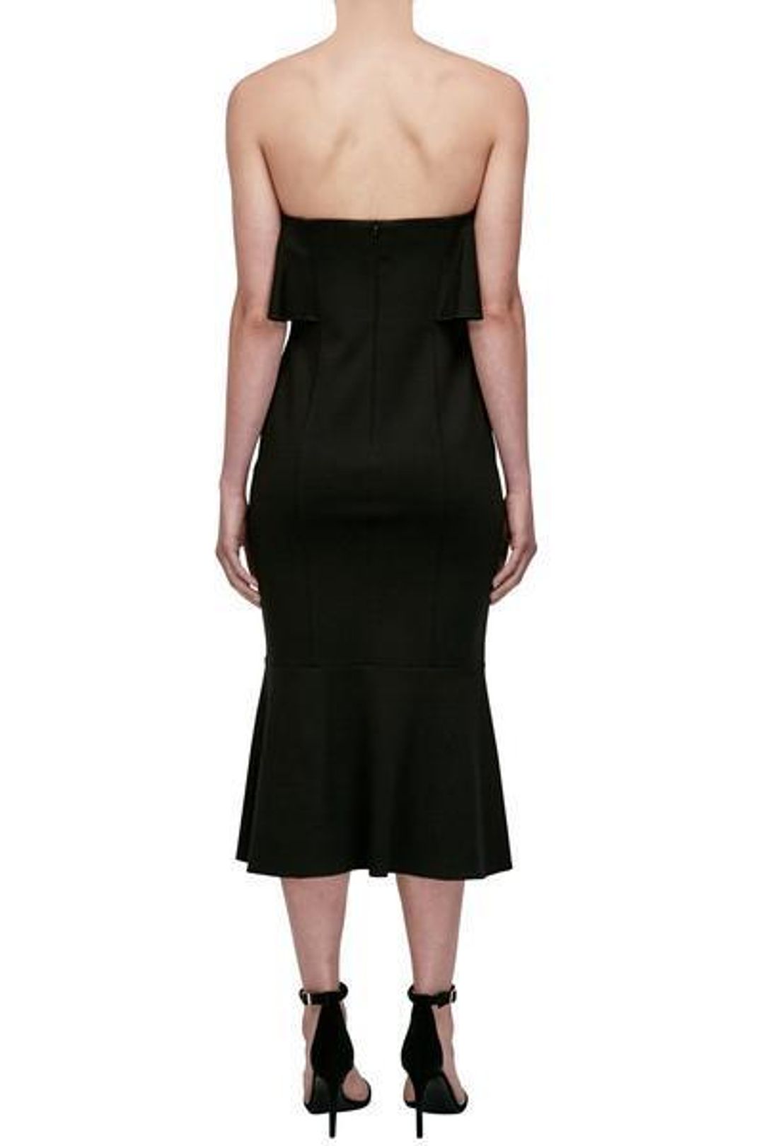 N / NICHOLAS - Ponti Strapless Dress for rent on The Volte - main image