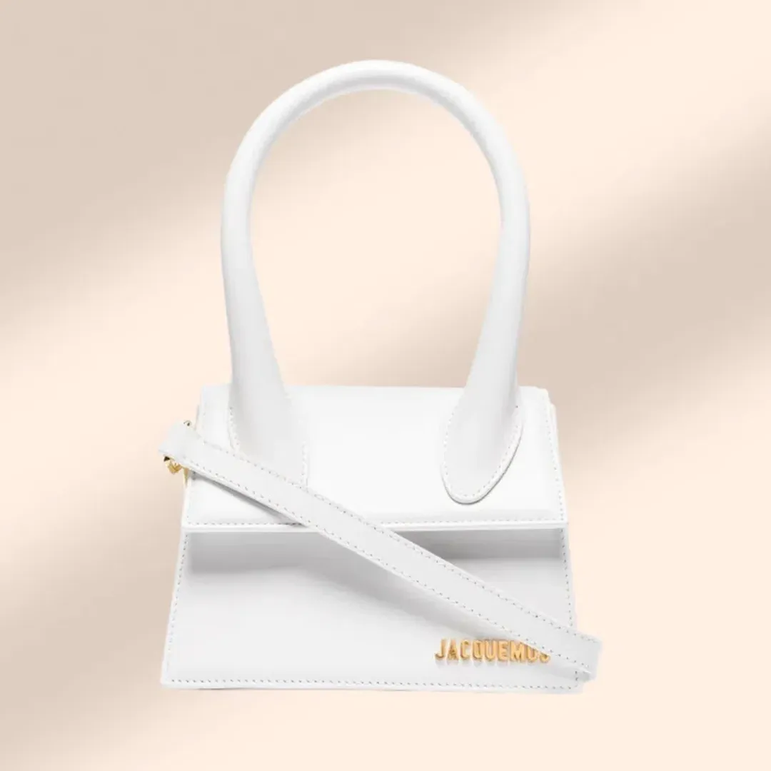 Jacquemus Le Chiquito Moyen Bag White for rent on The Volte - main image