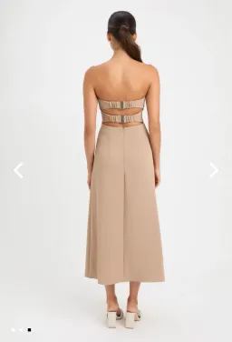 Kookai Alpha Strapless Dess Sirocco Size 6  for rent on The Volte - image 3