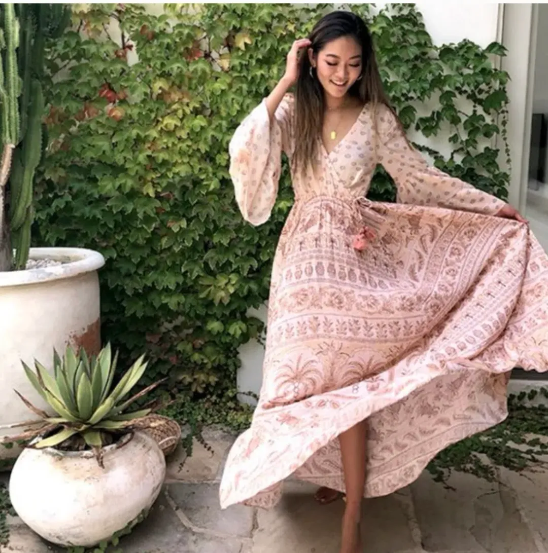 Tigerlily Aziza Maxi Dress Print Size 10 for rent on The Volte - main image