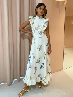 Alemais - Jules Midi Dress Print - Size 10 for rent on The Volte - image 1