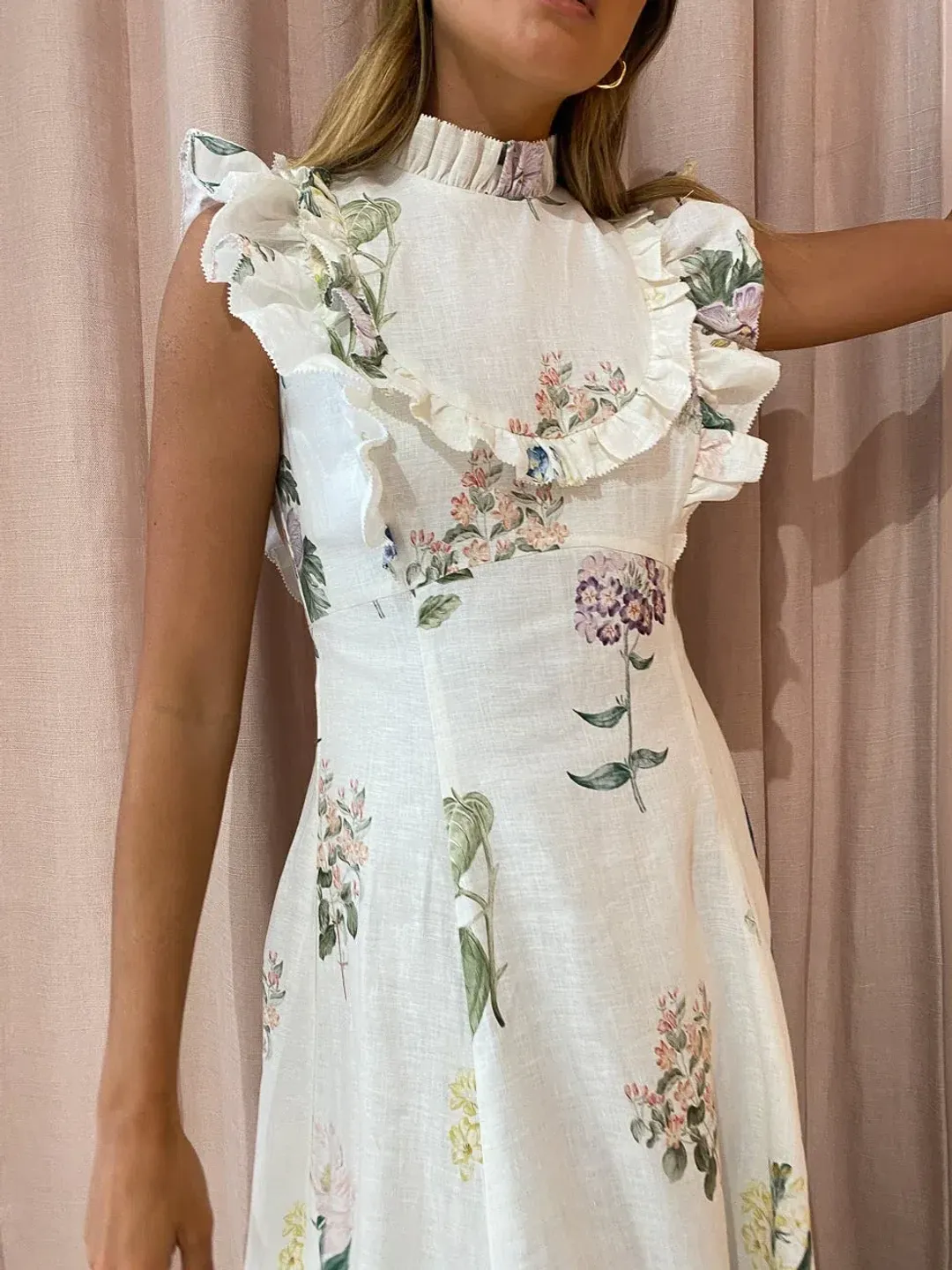 Alemais - Jules Midi Dress Print - Size 10 for rent on The Volte - main image