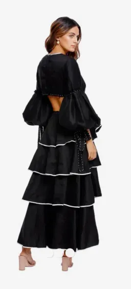 Aje Gracious Cut Out Dress Black Size 14 for rent on The Volte - image 2