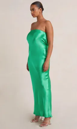 Bec & Bridge Moon Dance Strapless Dress Emerald Green Size 8 for rent on The Volte - image 2