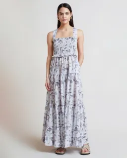 Bec & Bridge Gardenia Cotton Maxi Dress Print Size 12 for rent on The Volte - image 1