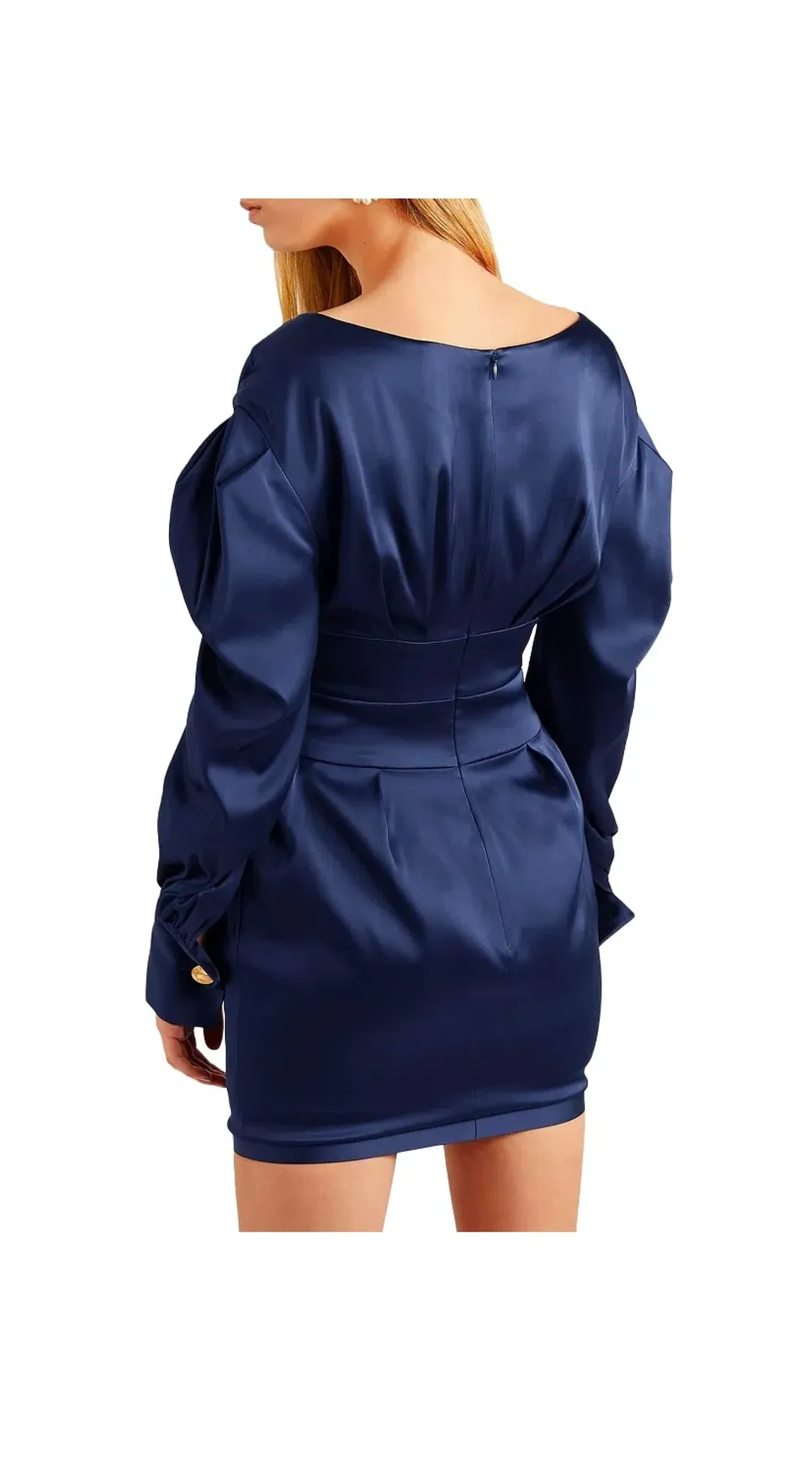 Alexandre Vauthier Mini Dress Dark Blue Size 12 for rent on The Volte - main image