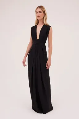 Bianca Spender Silk CDC Ascendent Gown Black Size  12 for rent on The Volte - image 2