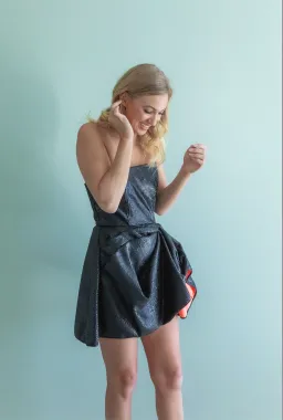 Eliya the Label Emma Mini Dress Black Size S/Au 8 for rent on The Volte - image 5