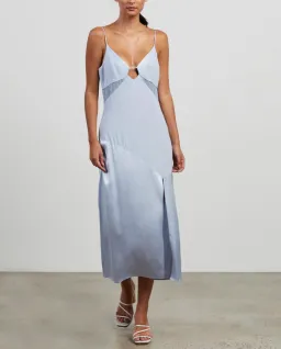 Vestire Palm Beach Midi Dress Blue Size 14 for rent on The Volte - image 5