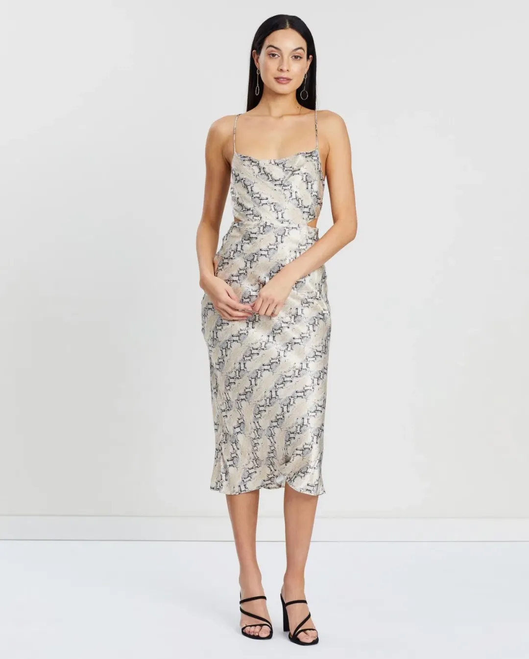 Bec & Bridge Python Midi Dress Print Size 12 for rent on The Volte - main image