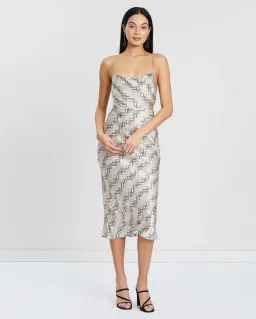 Bec & Bridge Python Midi Dress Print Size 12 for rent on The Volte - image 4