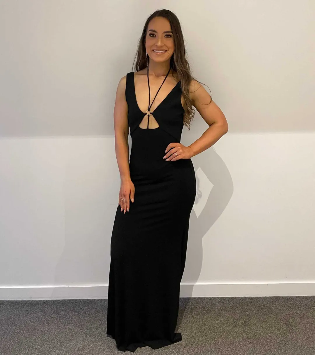 Bec & Bridge Adele Maxi Dress Black Size 10 for rent on The Volte - main image