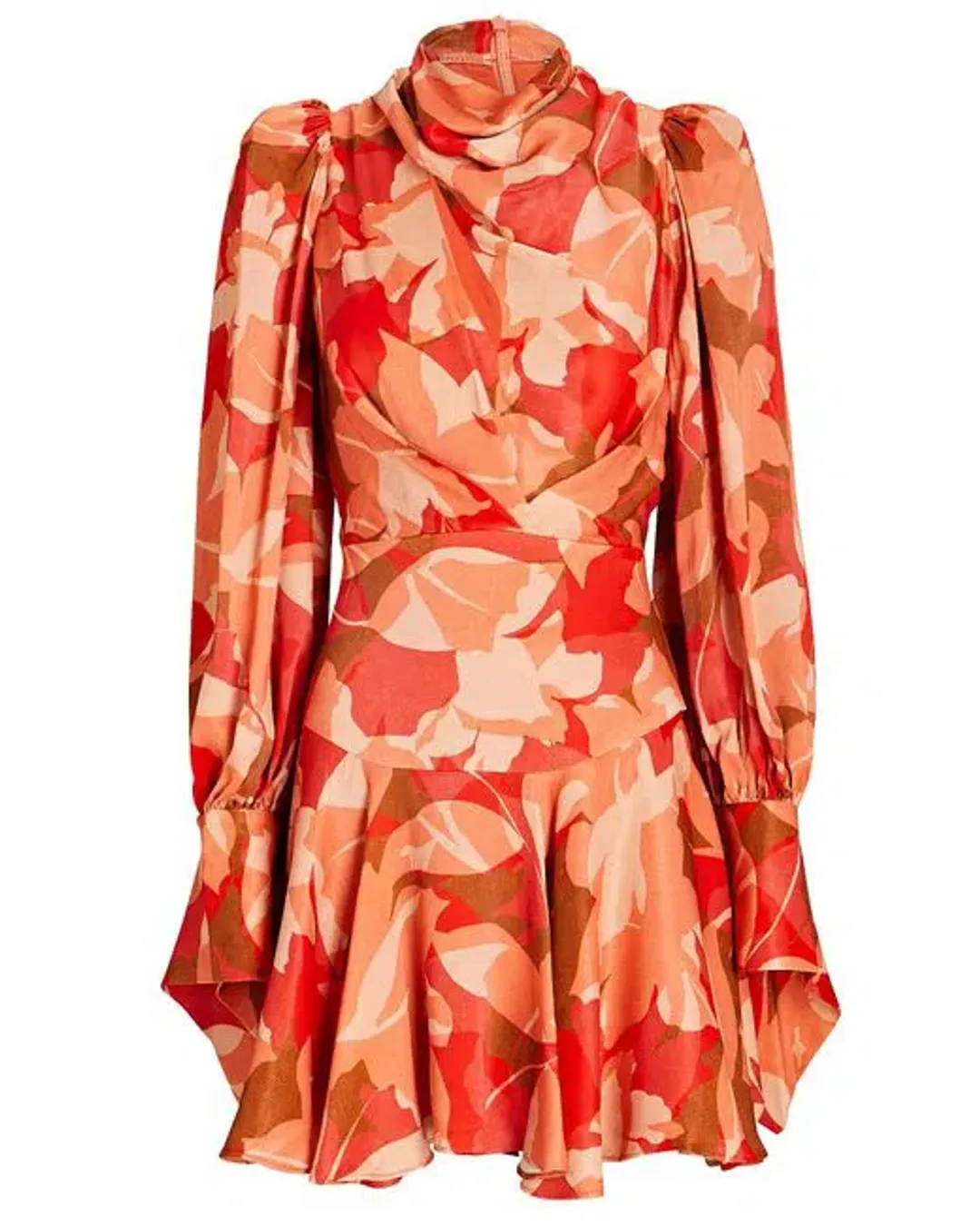 Acler Dunleer Dress Amber Bloom Size 10 for rent on The Volte - main image