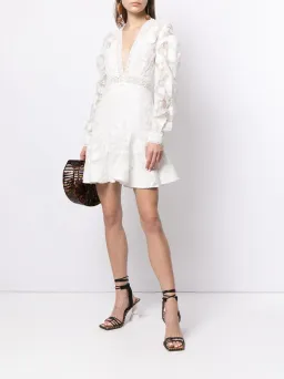 Acler Godson Dress In White Size 8 for rent on The Volte - image 1