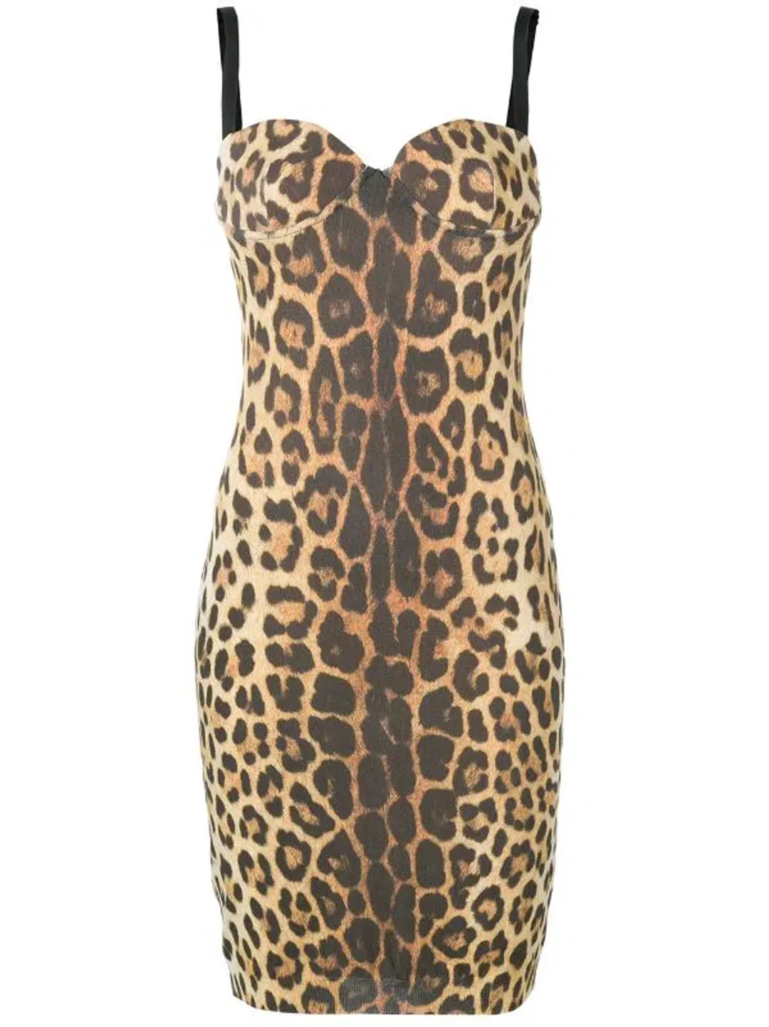 Moschino Leopard Print Sleeveless Bustier Dress Print Size 8 - Brand New! for rent on The Volte - main image