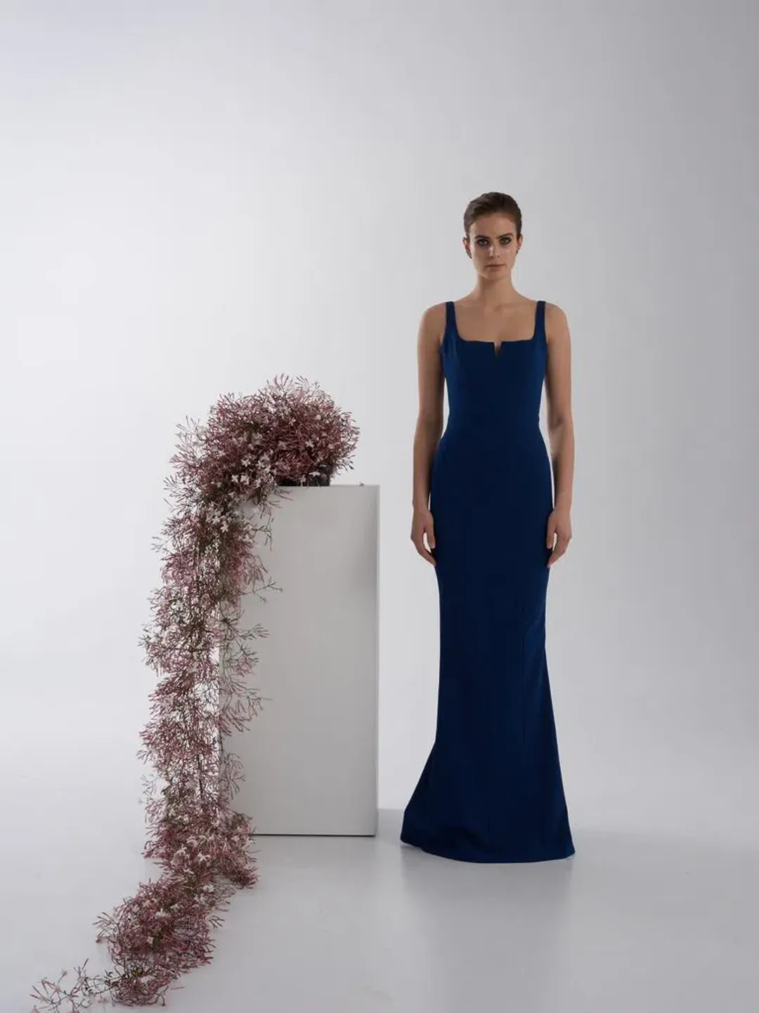 Rachel Gilbert Anneke Gown Navy Size AU 8 for rent on The Volte - main image