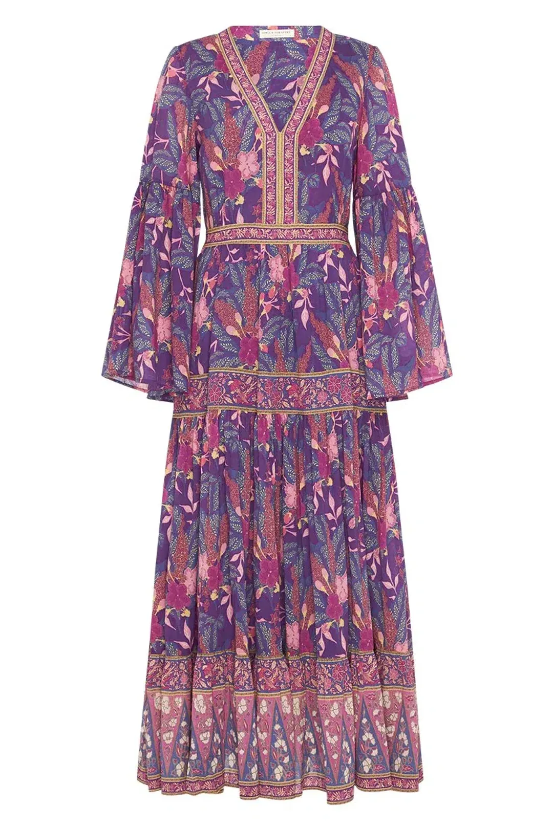 Spell & The Gypsy Collective Bianca Gown Wisteria Size M for rent on The Volte - main image