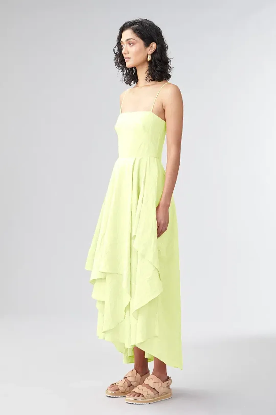 Ginger and Smart Euphoria Dress Citron Size 6 for rent on The Volte - main image