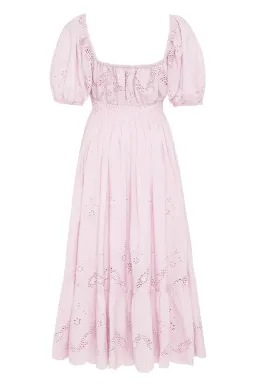 Spell & The Gypsy Capulet Broderie Anglaise Soiree Dress Lilac Size L for rent on The Volte - image 5
