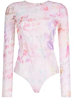 Zimmermann Dancer Gathered Mini Skirt and Bodysuit Ivory Graffiti Size 0/AU 8 for rent on The Volte - image 4