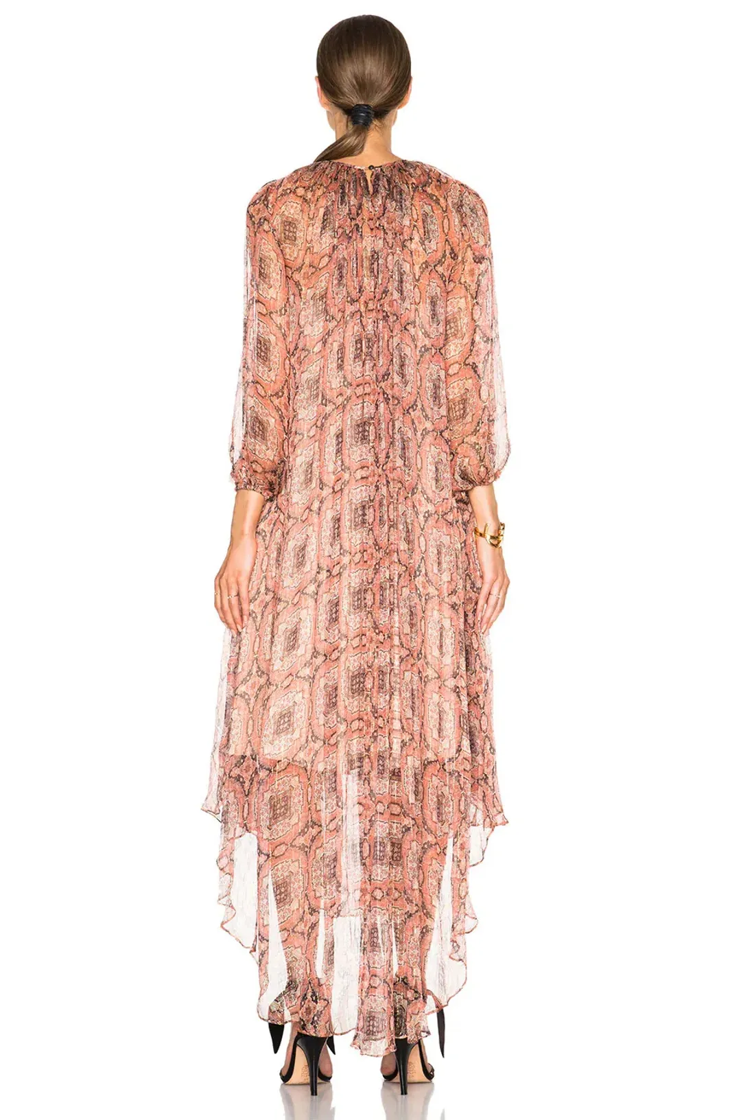 Zimmermann Empire Heiress Dress Ochre Konya Size 8 for rent on The Volte - main image
