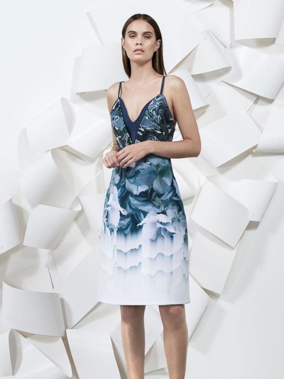 Rachel Alex The Oxford Show Dress Blue Size AU 6 for rent on The Volte - main image