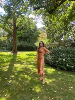 Bec & Bridge Lani Top & Skirt Set Caramel Size 10 for rent on The Volte - image 3