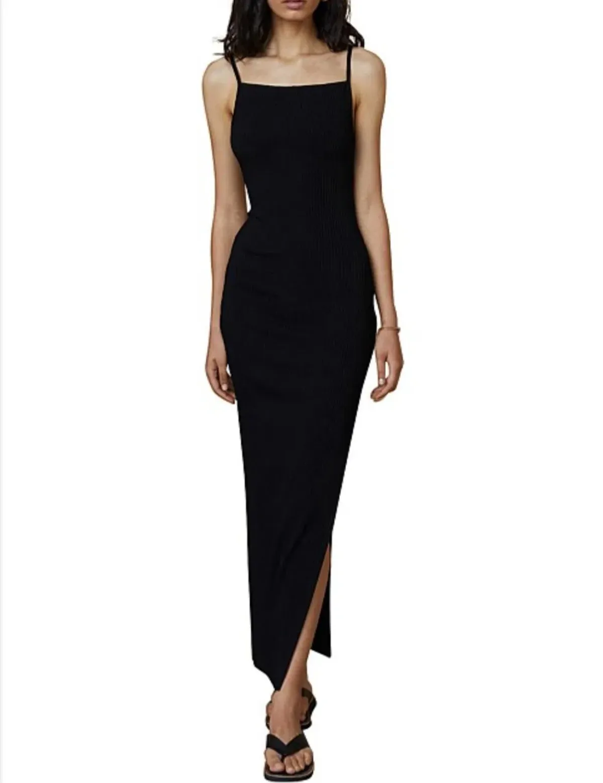 Bec & Bridge Lady Lila Sleeveless Black Midi Dress Size 8 for rent on The Volte - main image