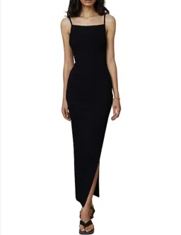 Bec & Bridge Lady Lila Sleeveless Black Midi Dress Size 8 for rent on The Volte - image 1